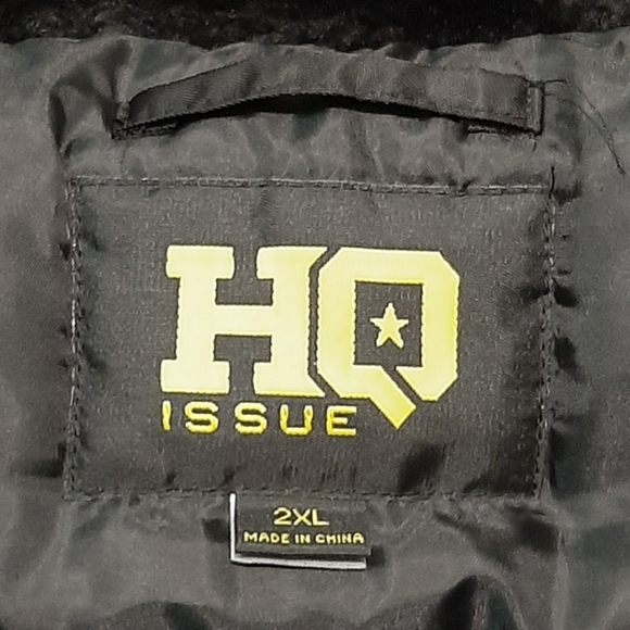 HQ Issue down insulated coat with fur hood face trim size 2XL - Picture 6 of 12